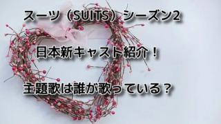 スーツ（SUITS）シーズン2日本新キャスト紹介！いつから放送開始？主題歌は誰が歌っている？
